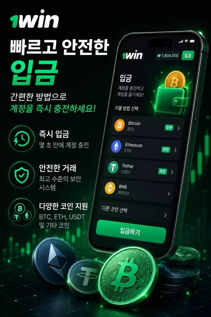 1win KR Deposit 1